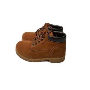 𝅺MOUNTAIN Gear US1 Kids Outdoor Brown Boots Boys Girls Unisex Faux Suede